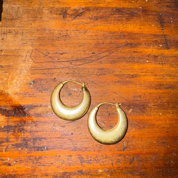 Madewell Jewelry - Madewell Gold Hoop Earrings